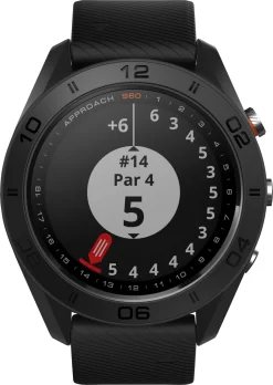 Garmin Approach S60 GPS Smartwatch -Professional Golf Equipment Store 010 01702 00 753759172800 Black FRT