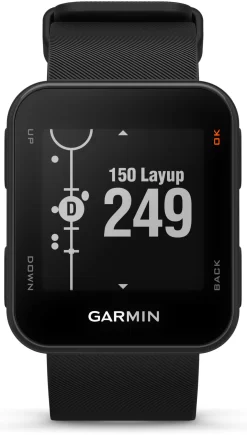 Garmin Approach S10 Golf GPS Smartwatch -Professional Golf Equipment Store 010 02028 00 Black FRT alt3