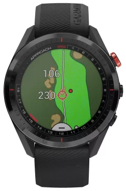 Garmin Approach S62 Premium GPS Golf Smartwatch With CT10 Club Tracking Sensors -Professional Golf Equipment Store 010 02200 02 Black FRT