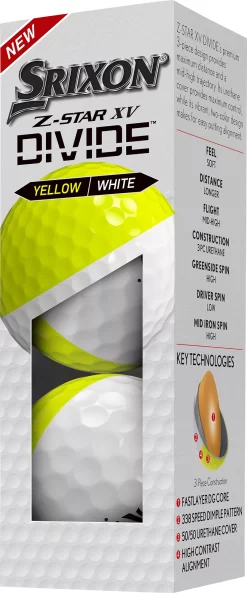 Srixon 2023 Z-STAR 8 XV Divide Golf Balls -Professional Golf Equipment Store 10336150 NOCOLOR SLV