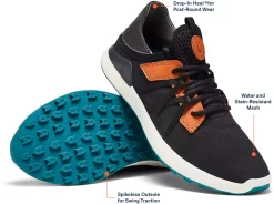 OluKai Men's Kapalua Golf Shoes 9 OluKai Men's Kapalua Golf Shoes -Professional Golf Equipment Store 1050820406C BlackDarkShadow DET