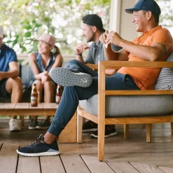 OluKai Men's Ka'anapali Golf Shoes -Professional Golf Equipment Store 1050920DEZC TrenchBlue DET alt1