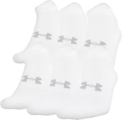 Under Armour Men's Golf Cotton No Show Socks - 6 Pack