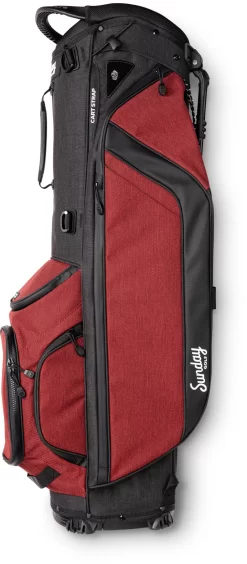 Sunday Golf Ryder Stand Bag -Professional Golf Equipment Store 21RYDERSB BAG115 Burgundy SDEL