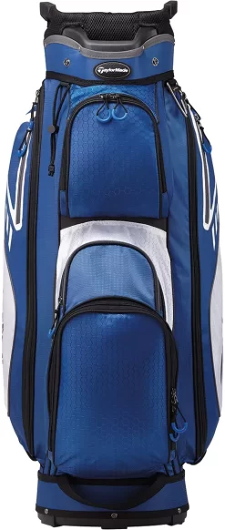 TaylorMade Select Plus Cart Bag -Professional Golf Equipment Store 21TMSELECTCB N7854801 BlueAndWhite FRT