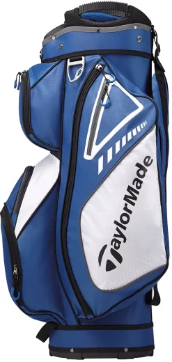 TaylorMade Select Plus Cart Bag -Professional Golf Equipment Store 21TMSELECTCB N7854801 BlueAndWhite SDEL