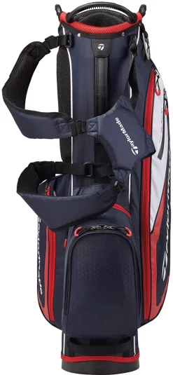 TaylorMade Select Stand Bag -Professional Golf Equipment Store 21TMSELECTSB N7854301 NavyWhiteRed FRT