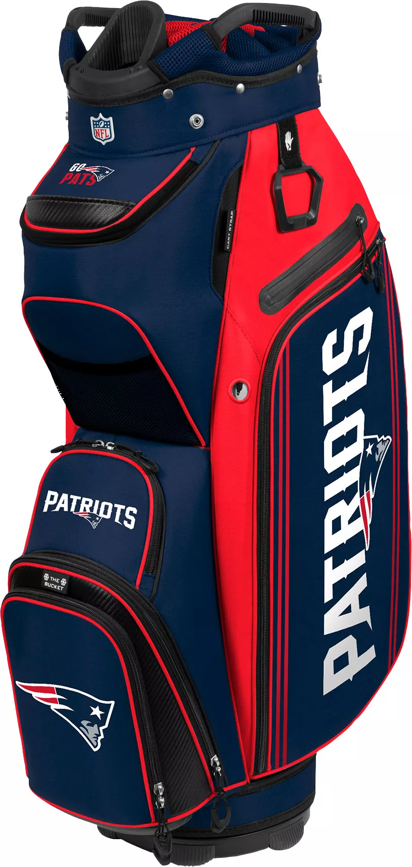 WinCraft Team Effort New England Patriots Bucket III Cooler Cart Bag 1 WinCraft Team Effort New England Patriots Bucket III Cooler Cart Bag