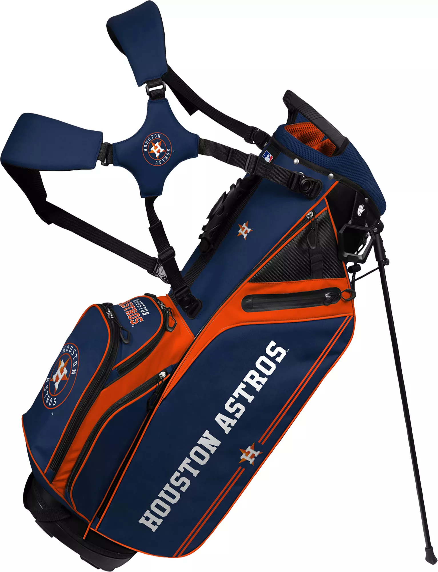 WinCraft Team Effort Houston Astros Caddie Carry Hybrid Bag 1 WinCraft Team Effort Houston Astros Caddie Carry Hybrid Bag