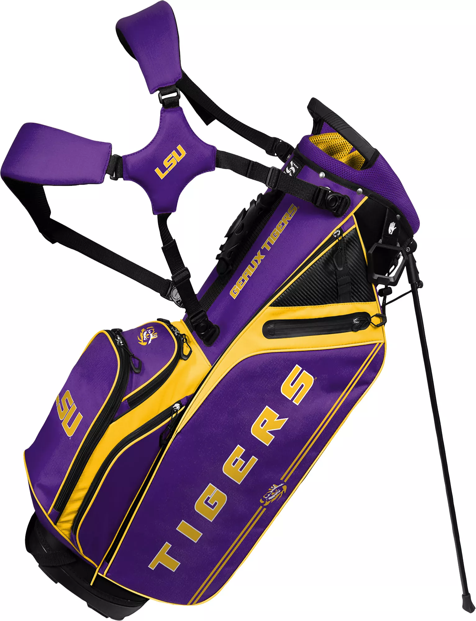 WinCraft Team Effort LSU Tigers Caddie Carry Hybrid Bag 1 WinCraft Team Effort LSU Tigers Caddie Carry Hybrid Bag