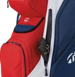 TaylorMade 2022 Supreme Cart Bag -Professional Golf Equipment Store 22SUPREMECB V9709501 REDWHITEBLUE DET