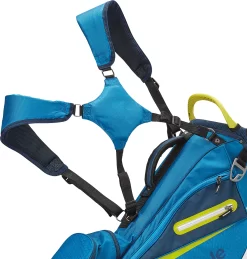 TaylorMade 2022 Select Stand Bag -Professional Golf Equipment Store 22TMSELECTSB V9702401 NavyLime DET alt1