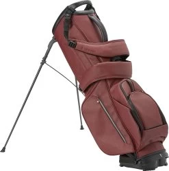 TaylorMade 2022 Vessel Lite Lux Stand Bag -Professional Golf Equipment Store 22VESSELLLSB V9709101 Burgundy AL