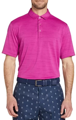 Walter Hagen Men's Perfect 11 Conversational Print Golf Polo