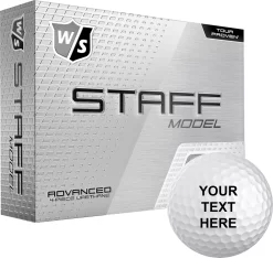 Wilson Staff Model Personalized Golf Balls