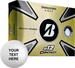 Bridgestone 2023 E12 Contact Personalized Golf Balls