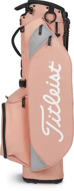 Titleist Women's 2023 Players 4 Stand Bag -Professional Golf Equipment Store 23PLAYERS4WSB PeachGray AR alt1