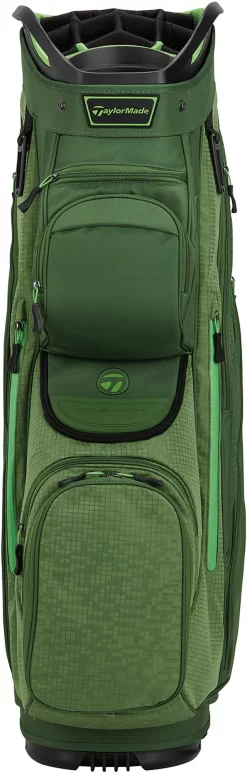 TaylorMade 2023 Supreme Cart Bag -Professional Golf Equipment Store 23SUPREMECB V9735201 DarkGreen FRT