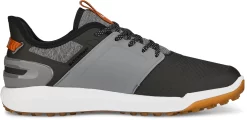 PUMA Men's Ignite Elevate Golf Shoes -Professional Golf Equipment Store 37607707 BlackSilver AR alt1