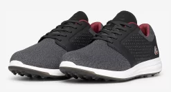 Cuater By TravisMathew Men's The Moneymaker Golf Shoes -Professional Golf Equipment Store 4MR216 0BRW BlackRed SET