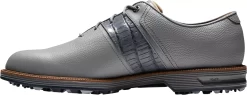 FootJoy Men's DryJoys Premiere Series Packard Golf Shoes (Previous Season Style) -Professional Golf Equipment Store 539100 Grey L