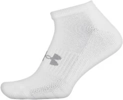 Under Armour Men's Training No Show Golf Socks 6 Pack -Professional Golf Equipment Store 730 U6725Z6 170 White SDE