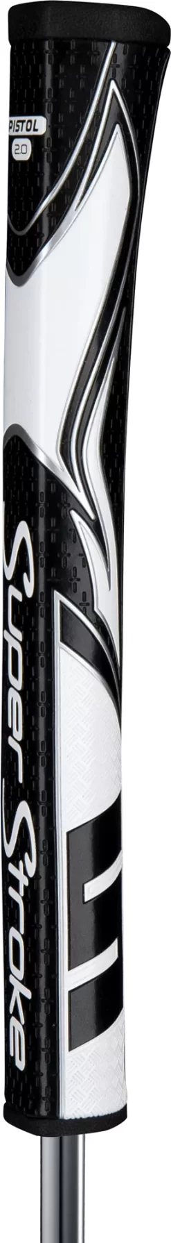 SuperStroke Zenergy Pistol GT 2.0 Putter Grip -Professional Golf Equipment Store 81301 BlackWhite SDE