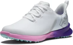 FootJoy Women's Fuel Sport Golf Shoes -Professional Golf Equipment Store 90547FJ WhitePurplePink AL alt1