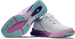 FootJoy Women's Fuel Sport Golf Shoes -Professional Golf Equipment Store 90547FJ WhitePurplePink SET alt1