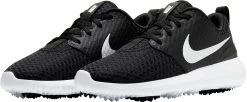 Nike Youth Roshe G Golf Shoes -Professional Golf Equipment Store 909250 007 BlackWhiteWhite FRTL