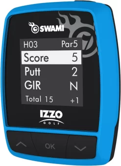 Izzo Golf Swami Kiss GPS Rangefinder -Professional Golf Equipment Store A44192 Blue FRT alt2