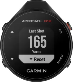 Garmin Approach G12 GPS Rangefinder -Professional Golf Equipment Store APPROACHG12 0100255500 Black FRT