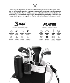 Blue Tees Series 3 Player Pack Bundle -Professional Golf Equipment Store BU B S3TB BK Black TEC alt2