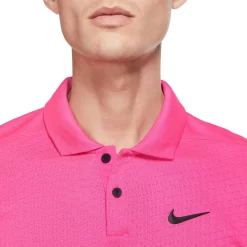 Nike Men's 2022 Dri-FIT Vapor Textured Golf Polo -Professional Golf Equipment Store DH0814 642 PINKPRIME MODDET