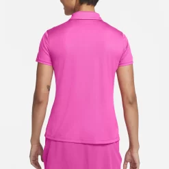 Nike Women's Dri-Fit Victory Golf Polo -Professional Golf Equipment Store DH2309 621 ActivePink MODBCK