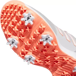 Adidas Women's Tech Response 3.0 Golf Shoes -Professional Golf Equipment Store HQ1200 GreyWhiteCoral DET alt1