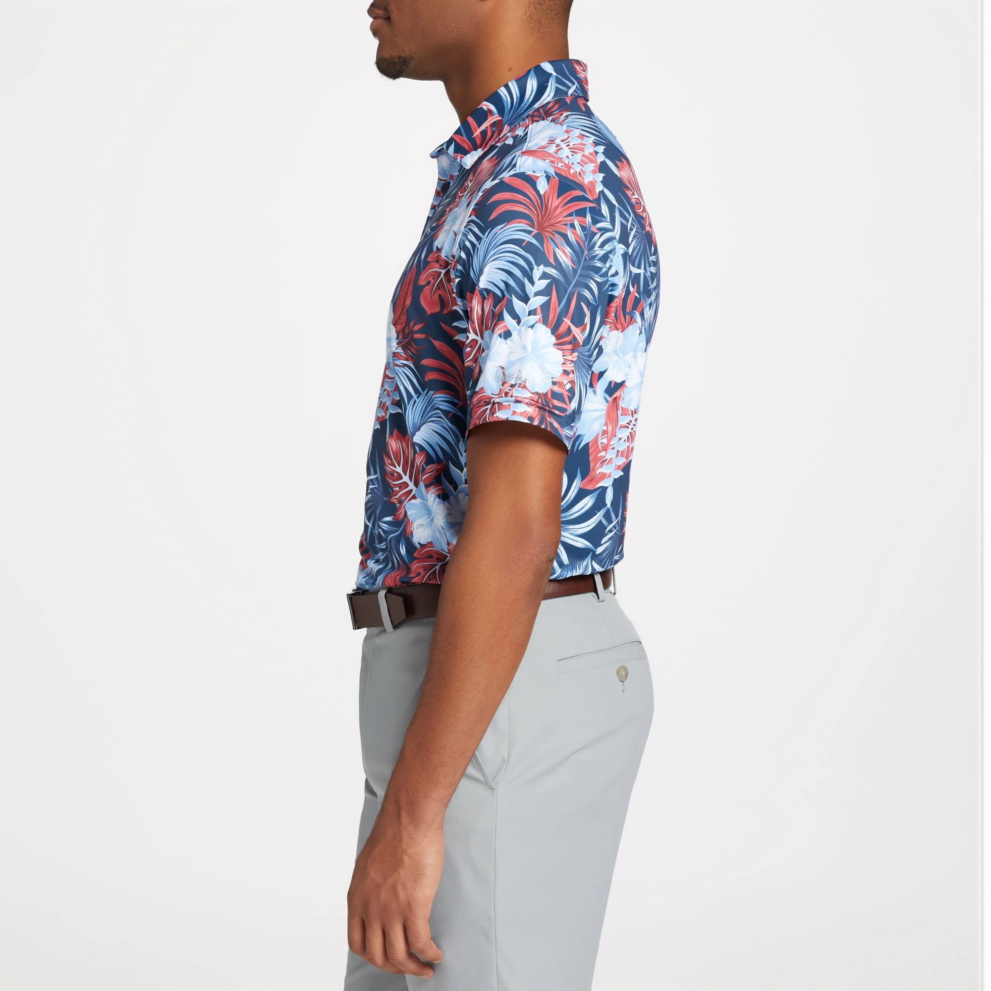 Walter Hagen Men's Perfect 11 Novelty Print Golf Polo 5 Walter Hagen Men's Perfect 11 Novelty Print Golf Polo - Image 5