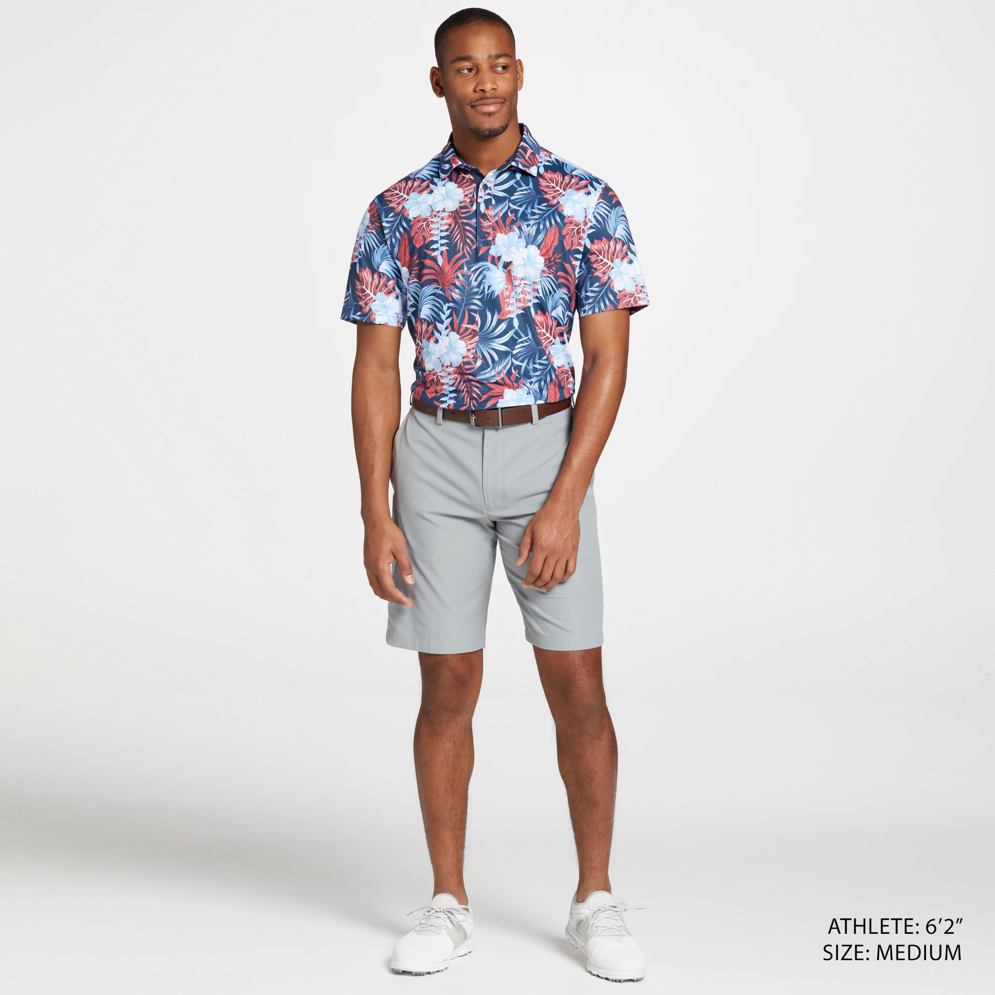 Walter Hagen Men's Perfect 11 Novelty Print Golf Polo 3 Walter Hagen Men's Perfect 11 Novelty Print Golf Polo - Image 3