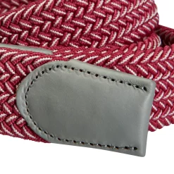 Walter Hagen Men's Heather Braided Golf Belt -Professional Golf Equipment Store MGA15195 BerryBlastHeather DET alt1