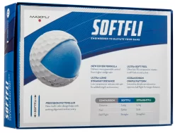 Maxfli 2023 Softfli Personalized Golf Balls -Professional Golf Equipment Store MX23SOFTFLIWP Black BCK