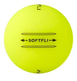 Maxfli 2023 Softfli Matte Yellow Personalized Golf Balls -Professional Golf Equipment Store MX23SOFTFLIYLWP Black SDE