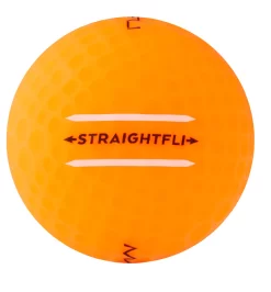 Maxfli 2023 Straightfli Matte Orange Personalized Golf Balls -Professional Golf Equipment Store MX23STRAFLIGORP Black SDE