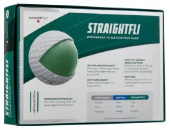 Maxfli 2023 Straightfli Personalized Golf Balls -Professional Golf Equipment Store MX23STRAFLIWP Black BCK