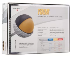 Maxfli 2023 Tour Personalized Golf Balls -Professional Golf Equipment Store MX23TOURWP Black BCK