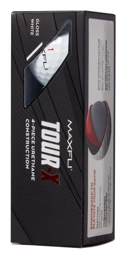 Maxfli 2023 Tour X Personalized Golf Balls -Professional Golf Equipment Store MX23TOURXWP Black SLV