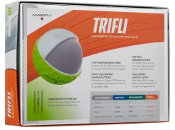 Maxfli 2023 Trifli Matte Green Personalized Golf Balls -Professional Golf Equipment Store MX23TRIFLIGRNP Black BCK