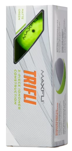 Maxfli 2023 Trifli Matte Green Personalized Golf Balls -Professional Golf Equipment Store MX23TRIFLIGRNP Black SLV