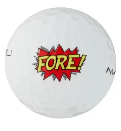 Maxfli 2023 TriFli Fore Vibes Golf Balls -Professional Golf Equipment Store MX23TRIFLIVFOR NOCOLOR DET alt1