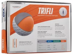 Maxfli 2023 TriFli USA Vibes Golf Balls -Professional Golf Equipment Store MX23TRIFLIVUSA NOCOLOR BCK