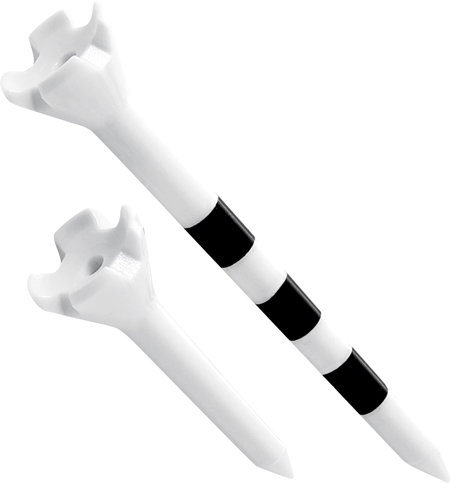 Maxfli Performance Series Low Resistance 2.75” & 1.5” White Golf Tees – 50-Pack 2 Maxfli Performance Series Low Resistance 2.75” & 1.5” White Golf Tees – 50-Pack - Image 2